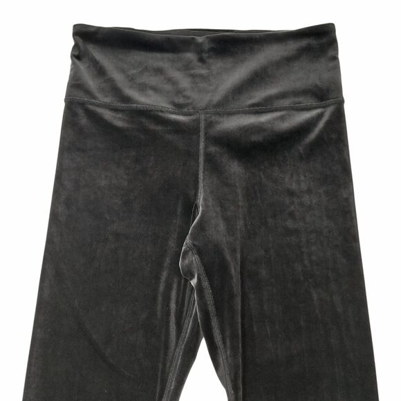 Athleta Elation Velvet Tight Womens Small Black Stretch Comfort Athleisure Gym - Picture 8 of 12